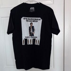 Star Wars Black 'Go Solo' Graphic Tee